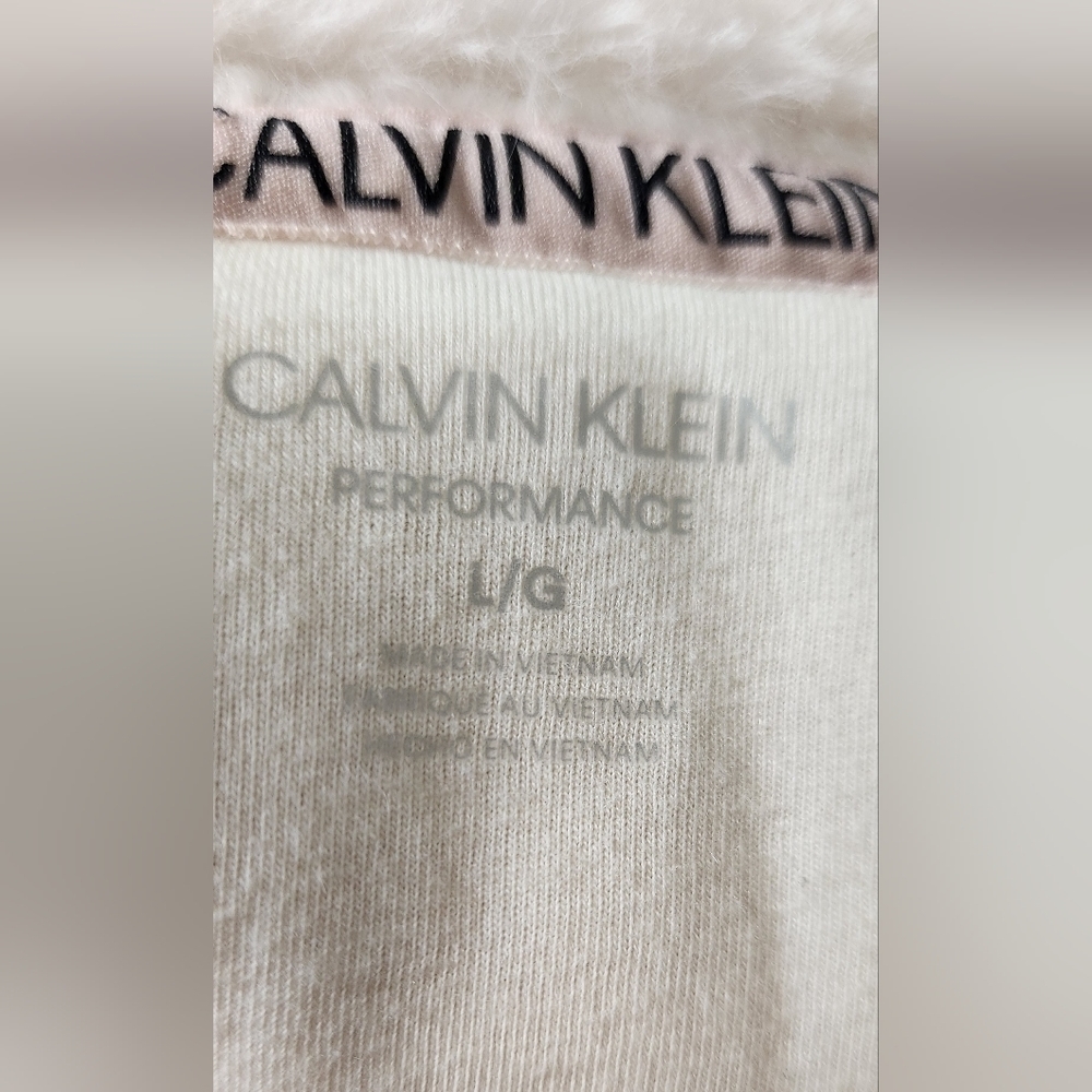 Calvin Klein Furry Soft PulloverQuarter Zip - Picture 6 of 7